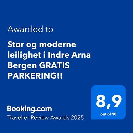 Stor Og Moderne Leilighet I Indre Arna Bergen Gratis Parkering!! Esterno foto